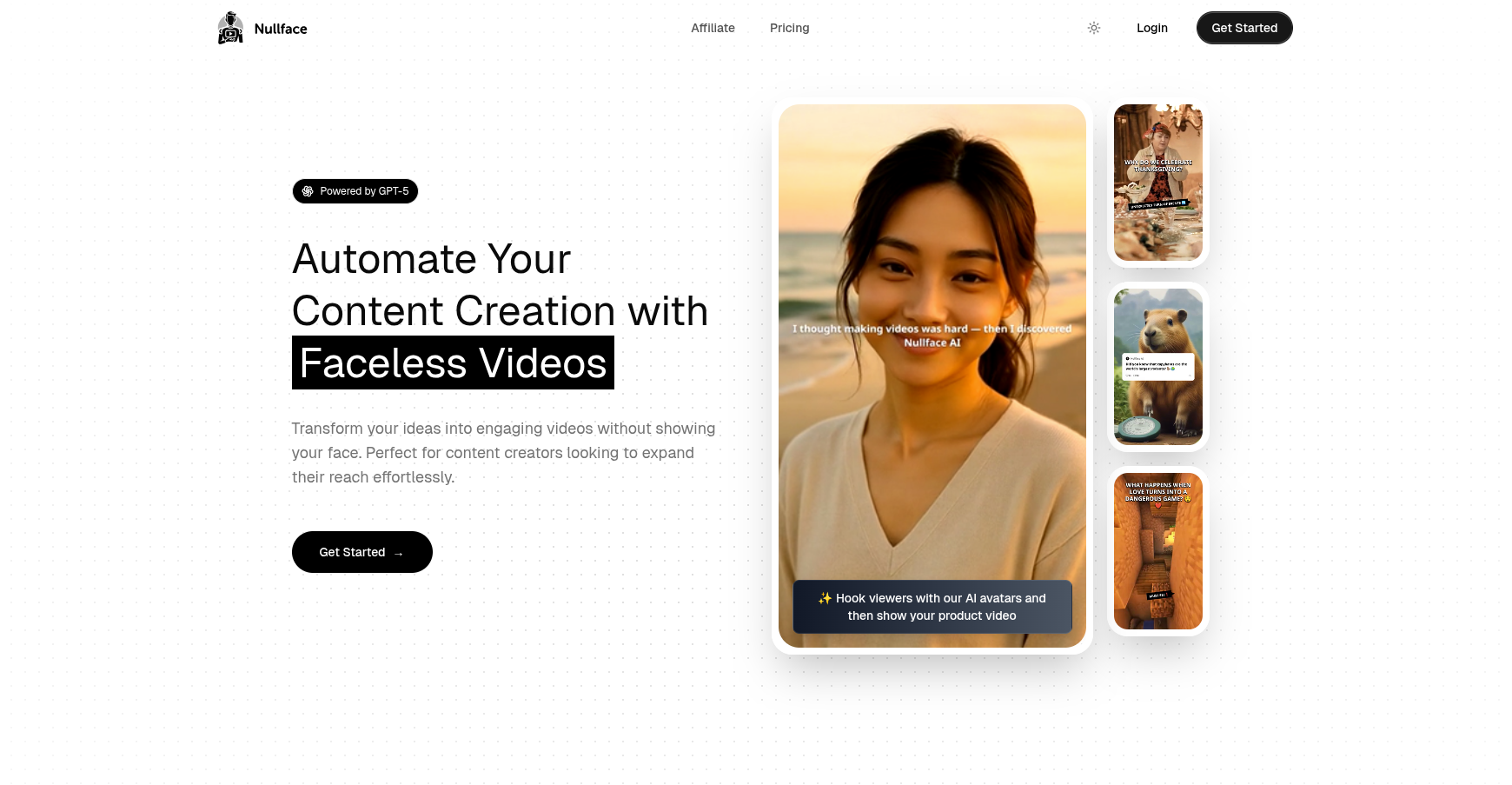Nullface AI Platform Features