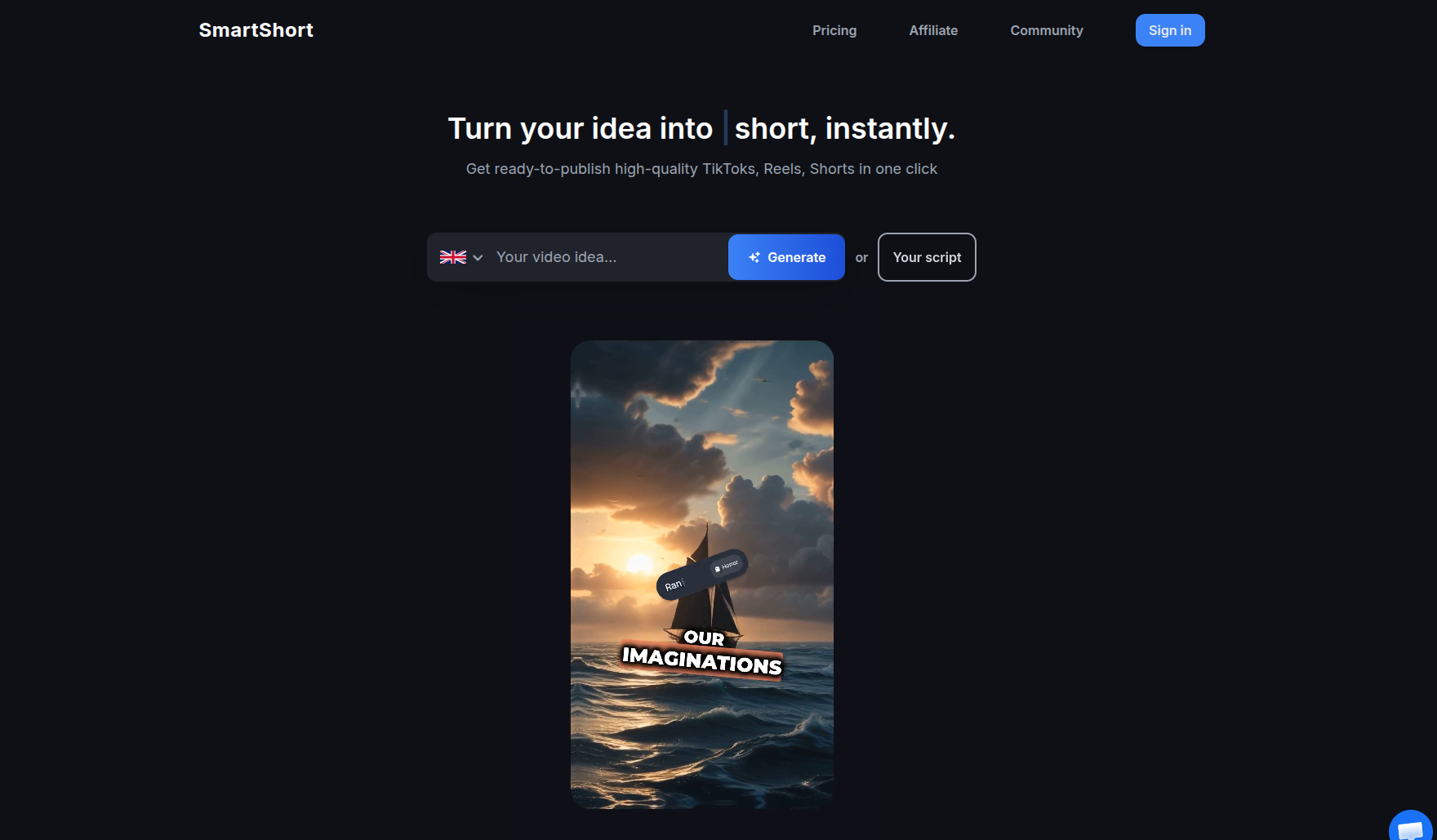 Smart Short AI Platform Features