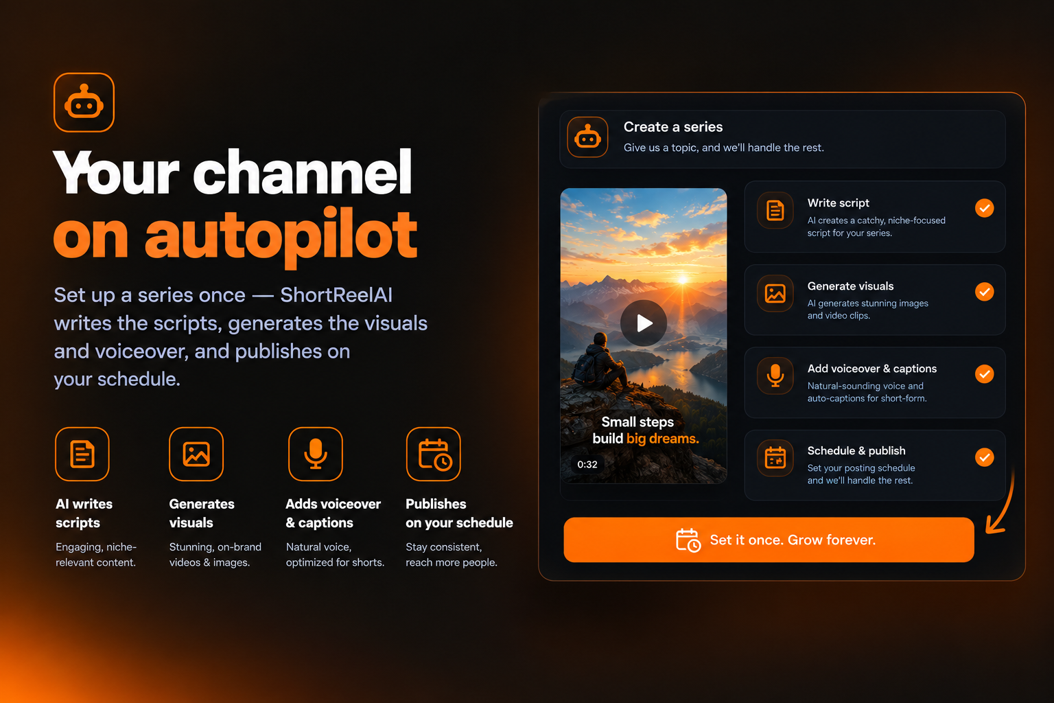 Your channel on autopilot